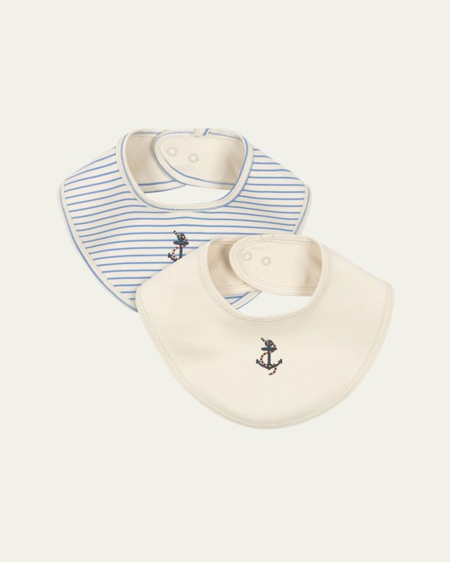 Boy's 2-Pack Bib Set